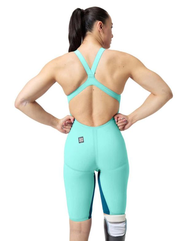 SPEEDO Woman Open Back Competition LZR PURE VALOR 2.0 15859 18470 Light Blu