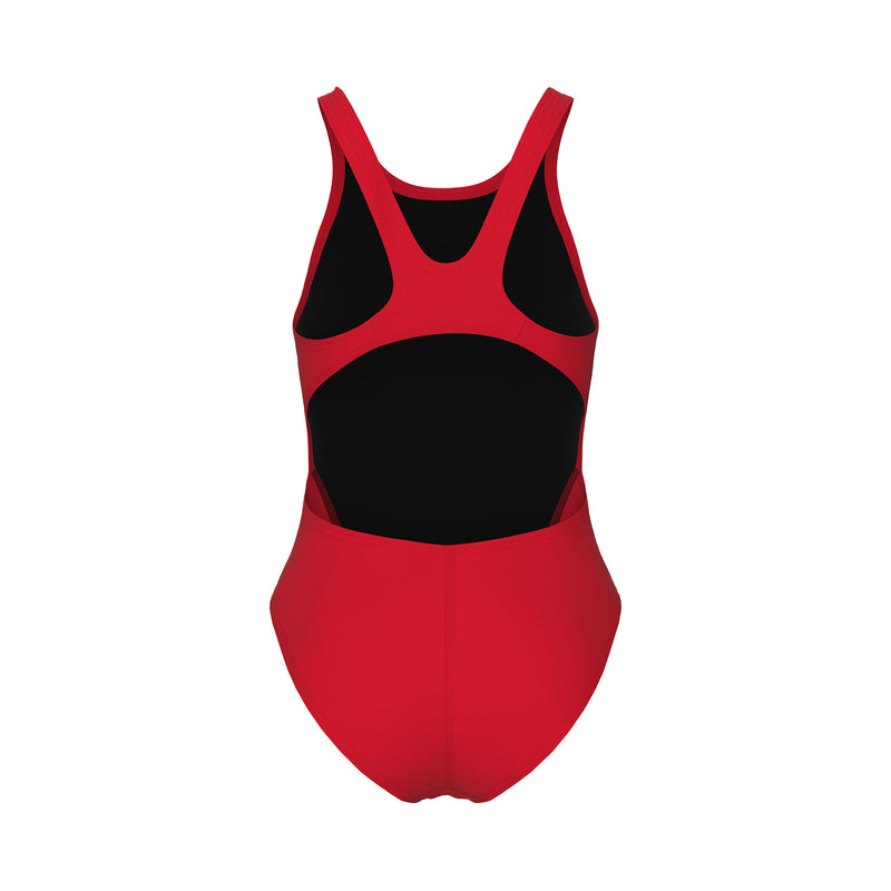 ARENA Girls's Team Swim TECH SOLID  Red-White 004764 450