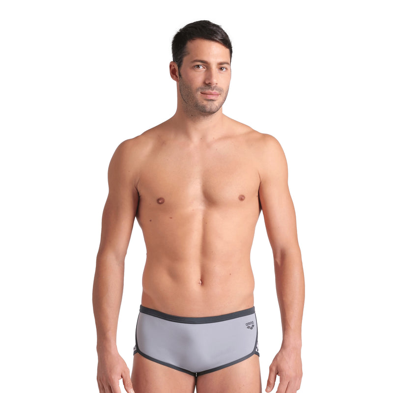 ARENA Man Low Waist Short ICONS SWIM SOLID  Sea Foam-Asphalt 005046 551