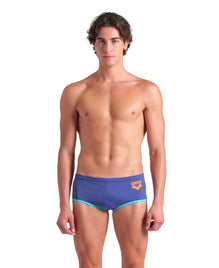 ARENA Men One Low Waist Short Big Logo Future Dusk Water 008549 889