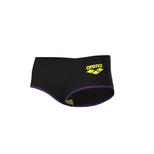 ARENA Men One Low Waist Short Big Logo Black Purple 008549 593