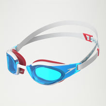 SPEEDO Goggles FASTSKIN HYPER ELITE 12820 16955 White Blue Red