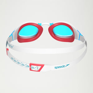 SPEEDO Goggles FASTSKIN HYPER ELITE 12820 16955 White Blue Red