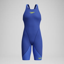 SPEEDO Fastskin Junior LZR Ignite Kneeskin Open Back  13439 18475 Deep Royal Cobalt