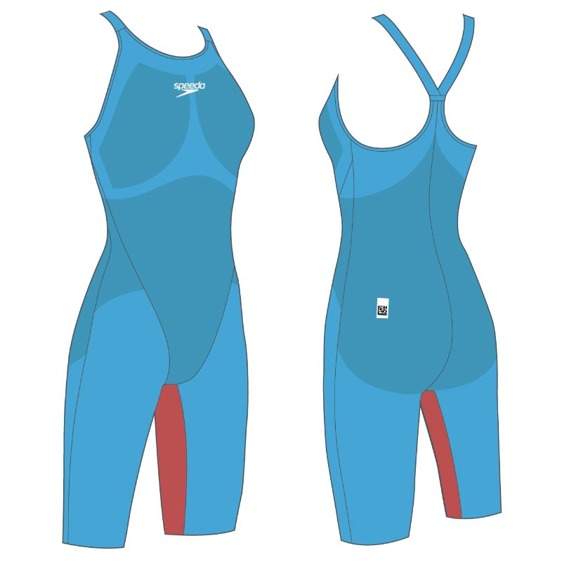 SPEEDO Woman Closed Back Competition LZR PURE VALOR 2.0 15860 H828 Blue/Red