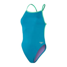 SPEEDO Woman Solid VBack Acquarium Fake Green  00317915501